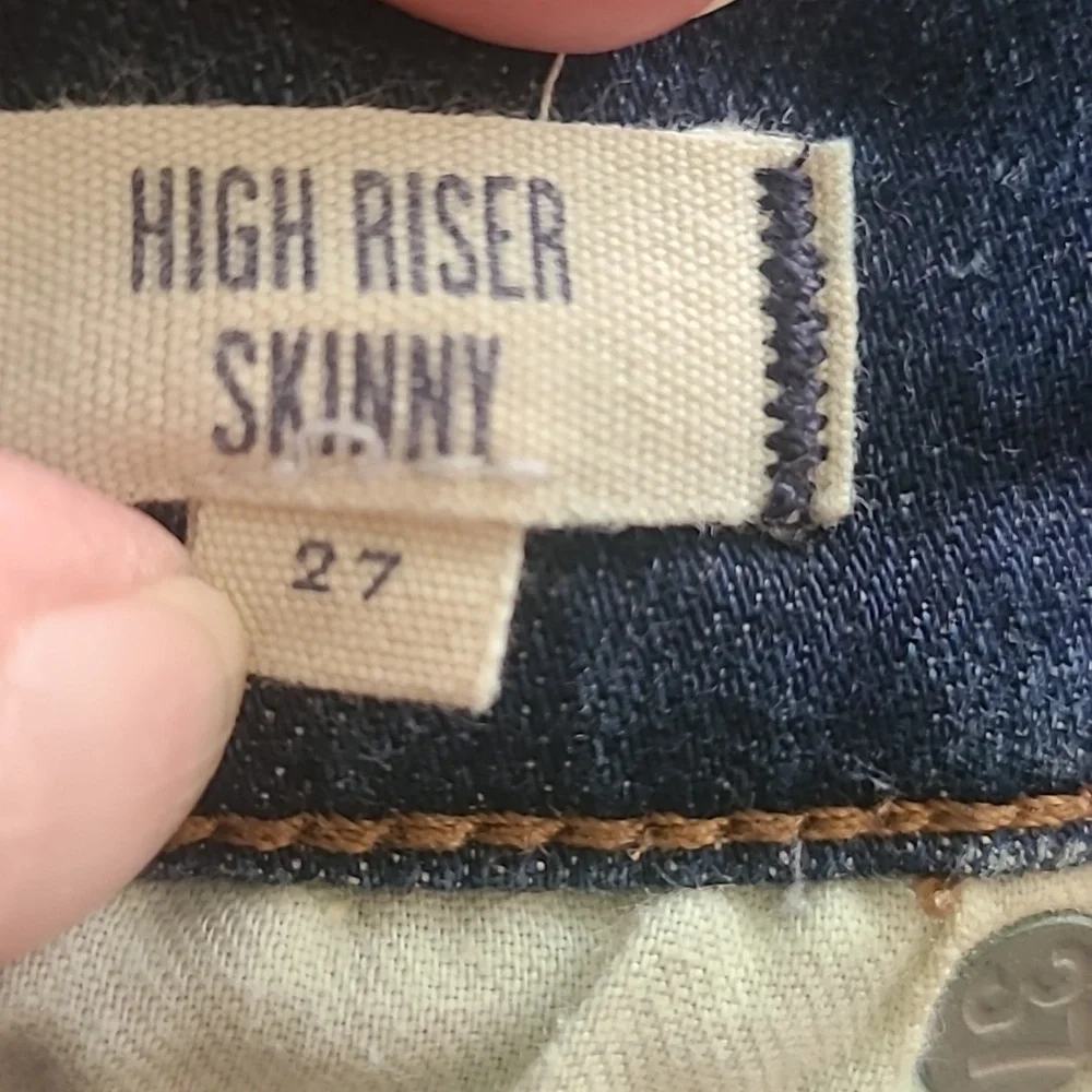 Madewell High Riser Skinny Jeans Size 27